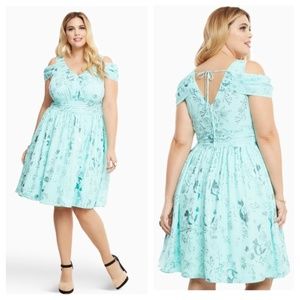Torrid | Disney Ariel Swing Dress in Tiffany Blue